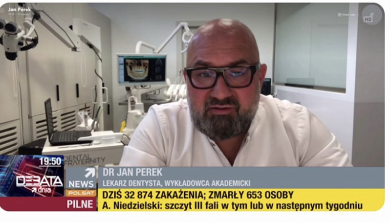 Dr Jan Perek w Polsat News